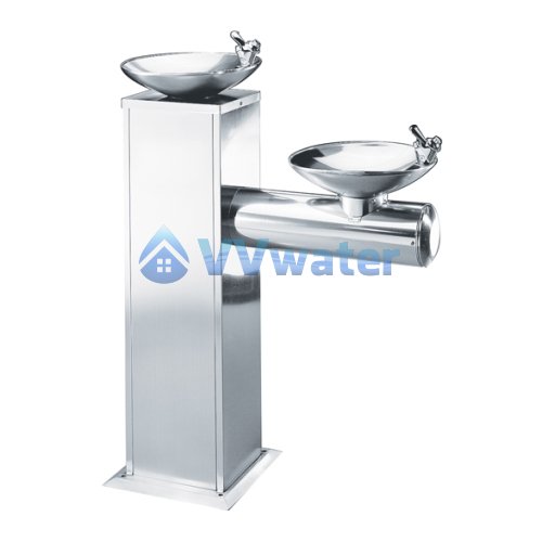 BD-3011 Taiwan Dual Bowls Stainless Steel Water Dispenser
