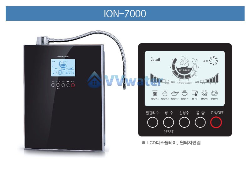 ION 7000 Korea 5 Plate Alkaline Water Ionizer