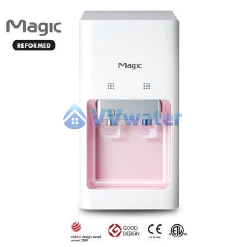 Magic hot and cold water dispenser top