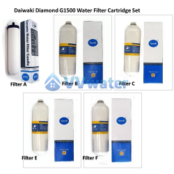 Daiwaki Diamond G1500 4 Water Filter Set