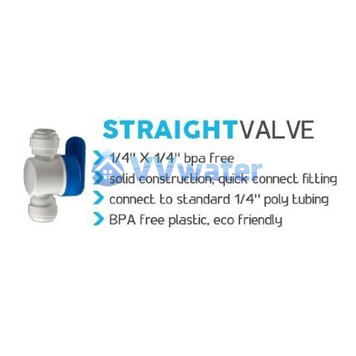 BV-101 1/4' Ball Valve Water Filter Stopper