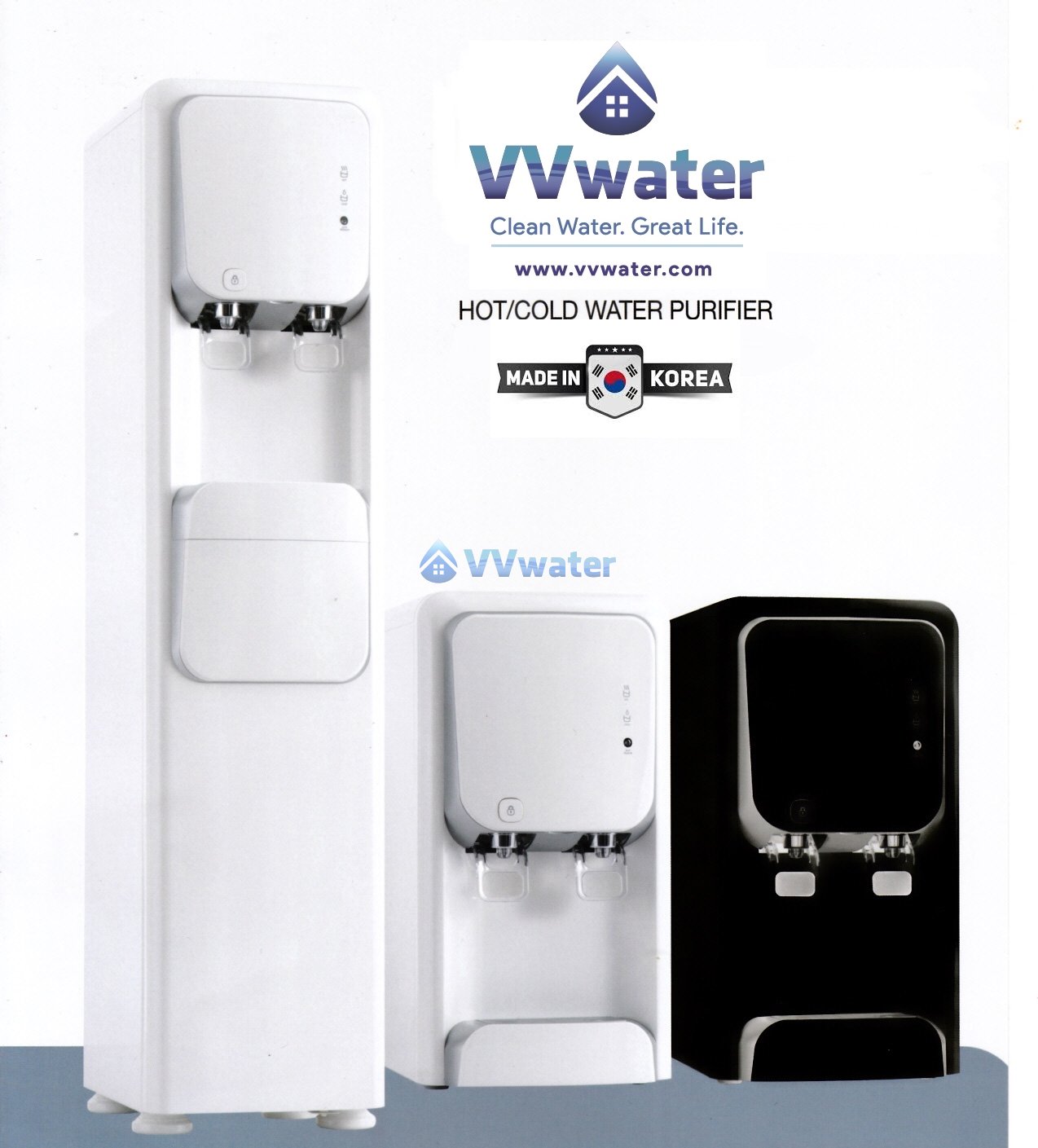 S2550 Korea Eco Hot & Cold Direct Piping Water Dispenser