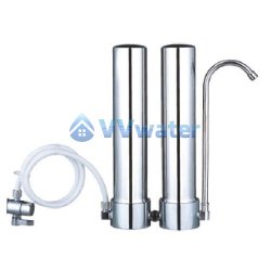 C1-2 Stainless Steel Double Water Filter + Supercarb