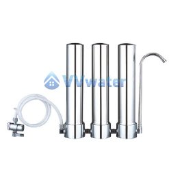 C1-3 Stainless Steel Triple Water Filter + Supercarb